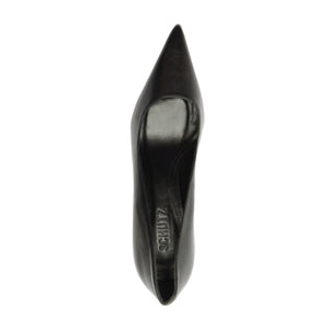 Eleanor Leather Pump in Black