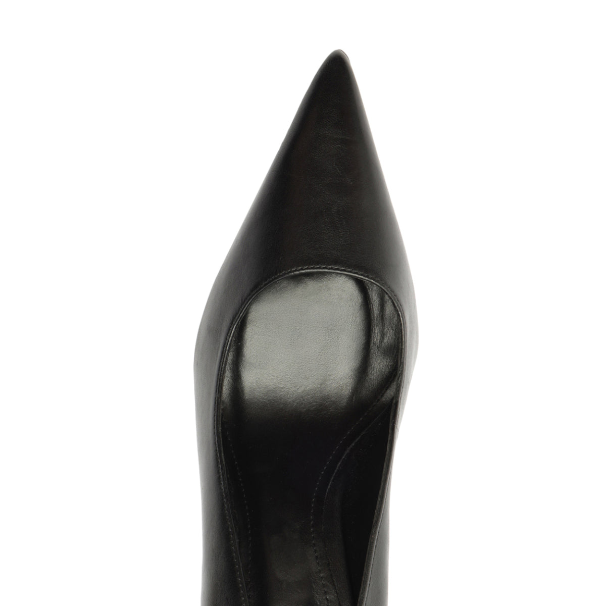 Eleanor Leather Pump in Black