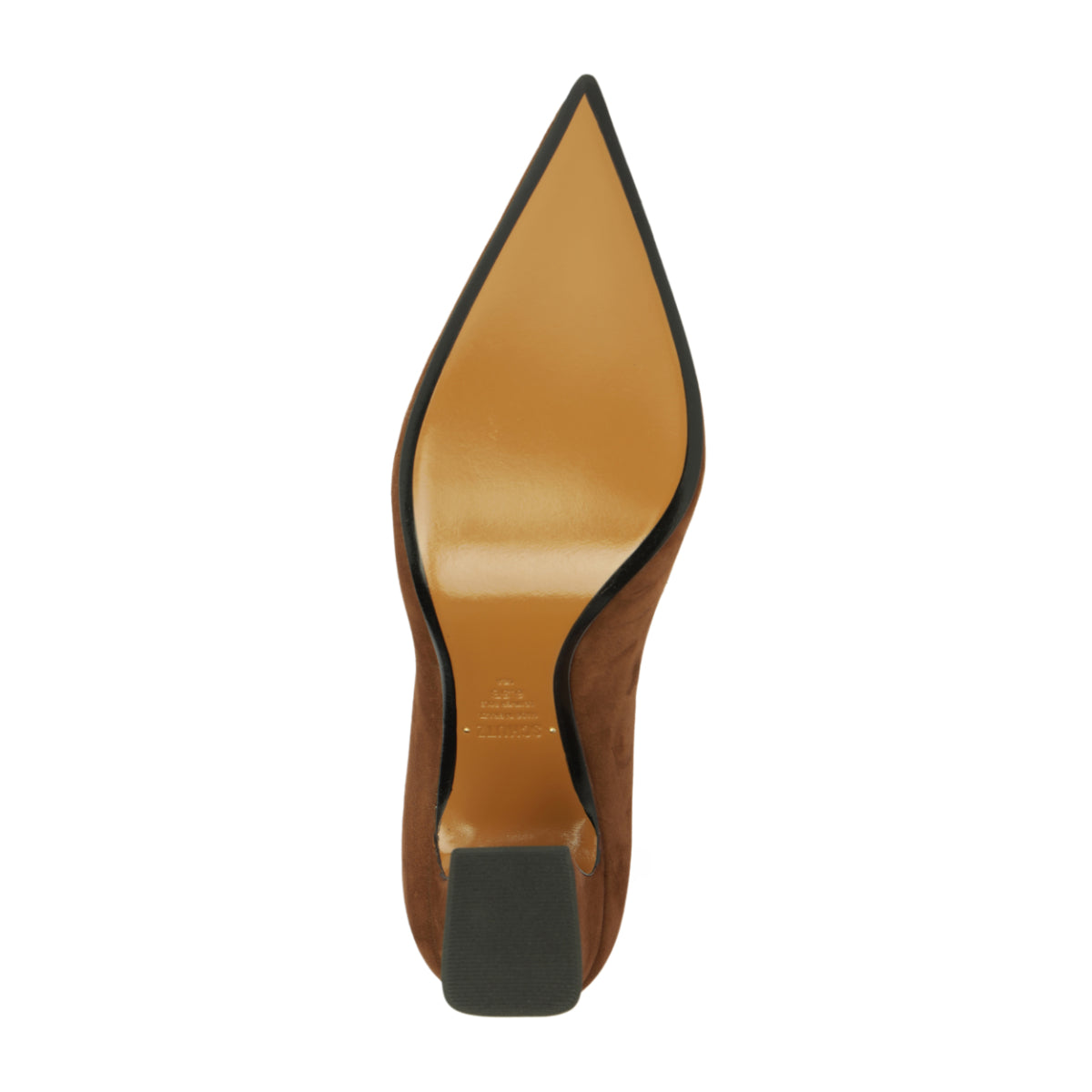 Eleanor Suede Pump in Pecan Brown
