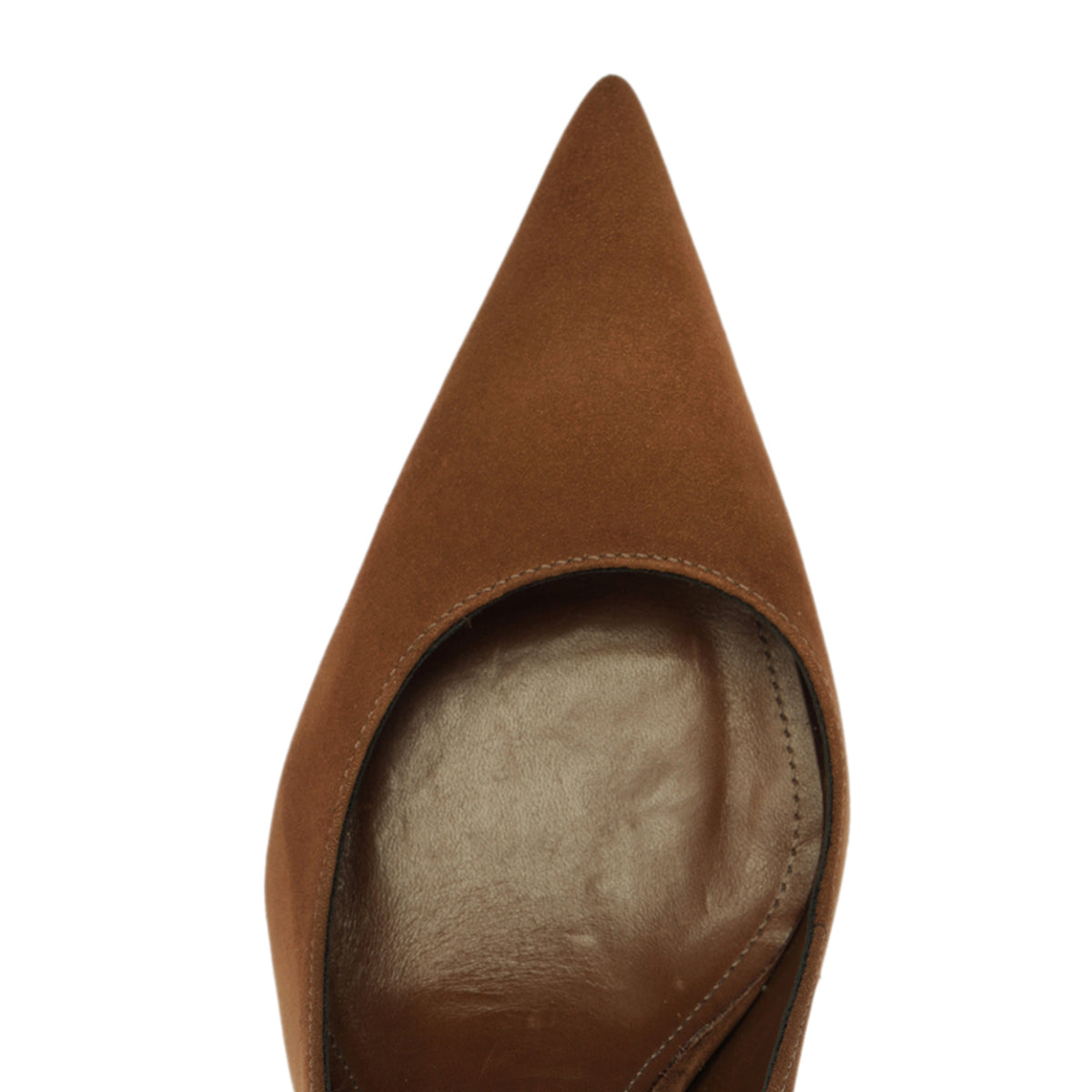 Eleanor Suede Pump in Pecan Brown