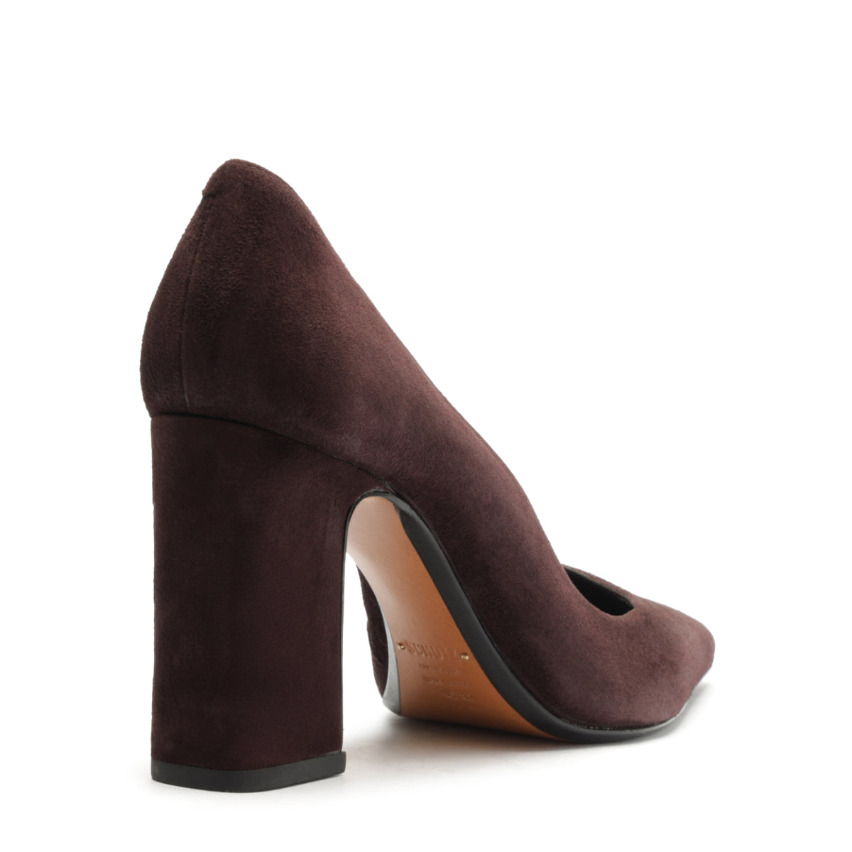 Eleanor Suede Pump in Coffee Bean