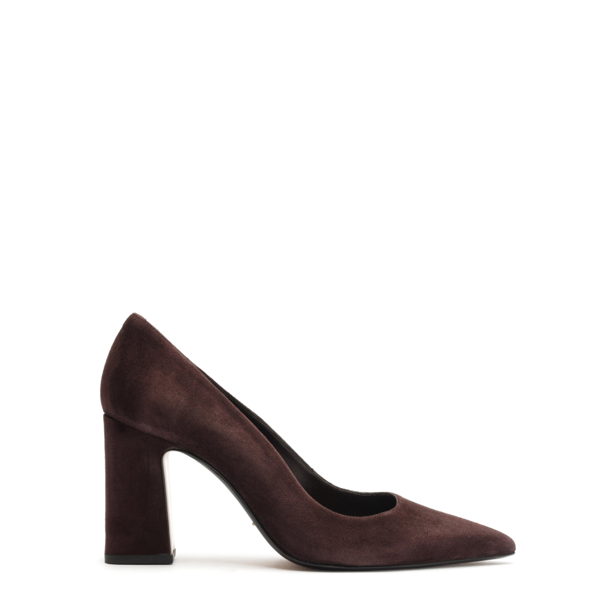 Eleanor Suede Pump in Coffee Bean