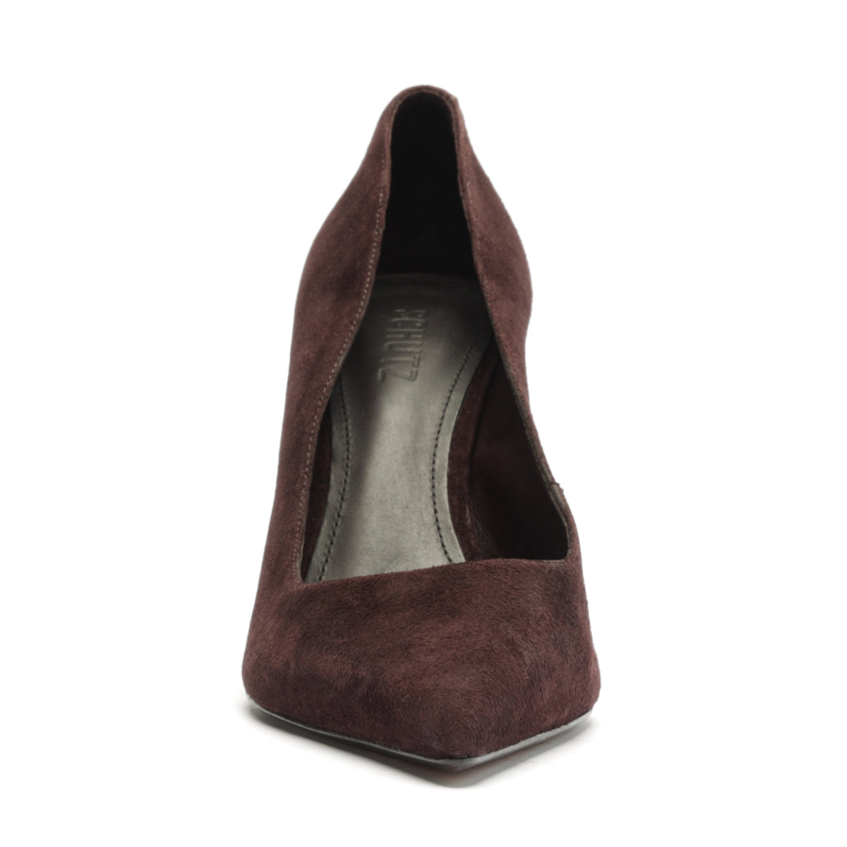 Eleanor Suede Pump in Coffee Bean