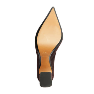 Eleanor Suede Pump in Coffee Bean
