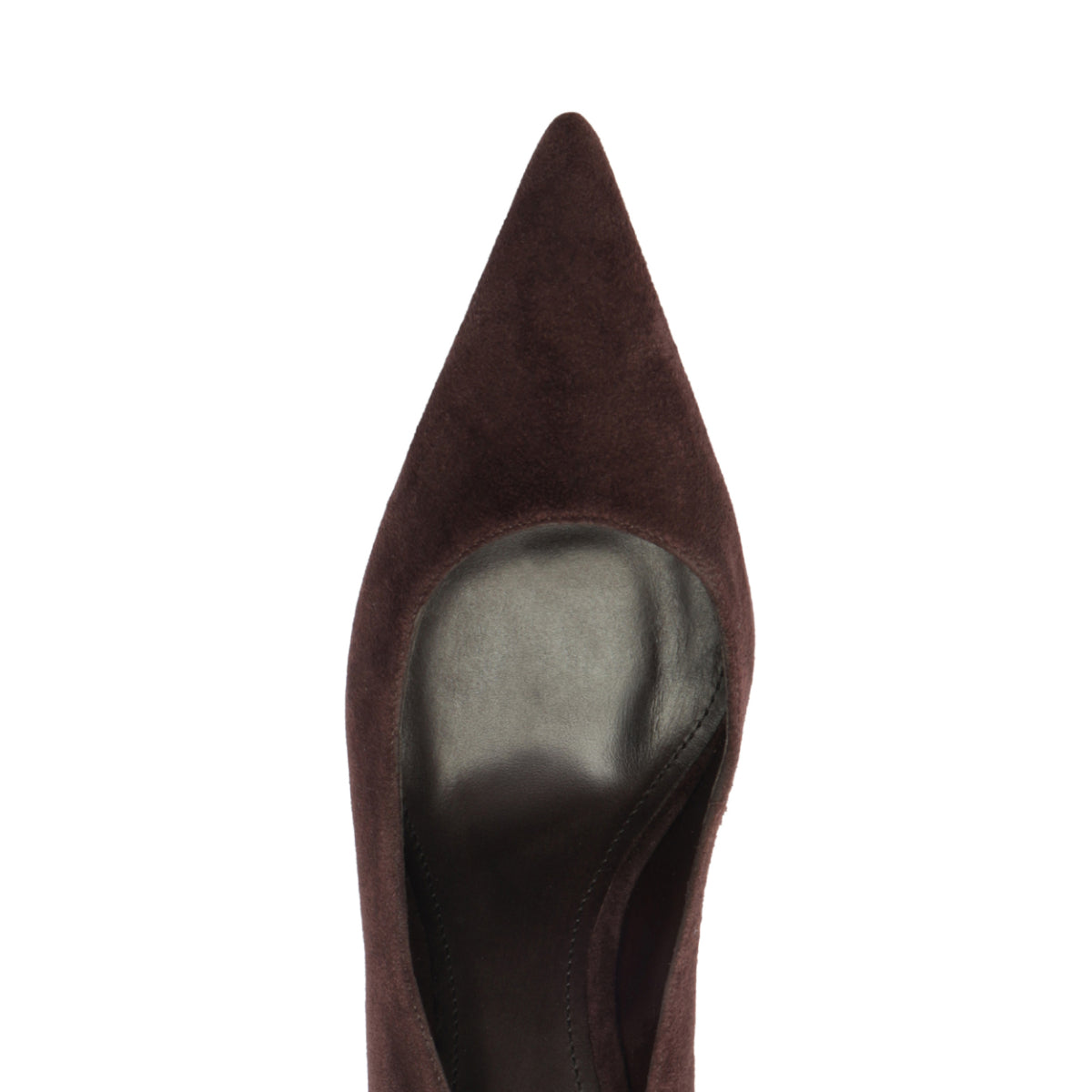 Eleanor Suede Pump in Coffee Bean