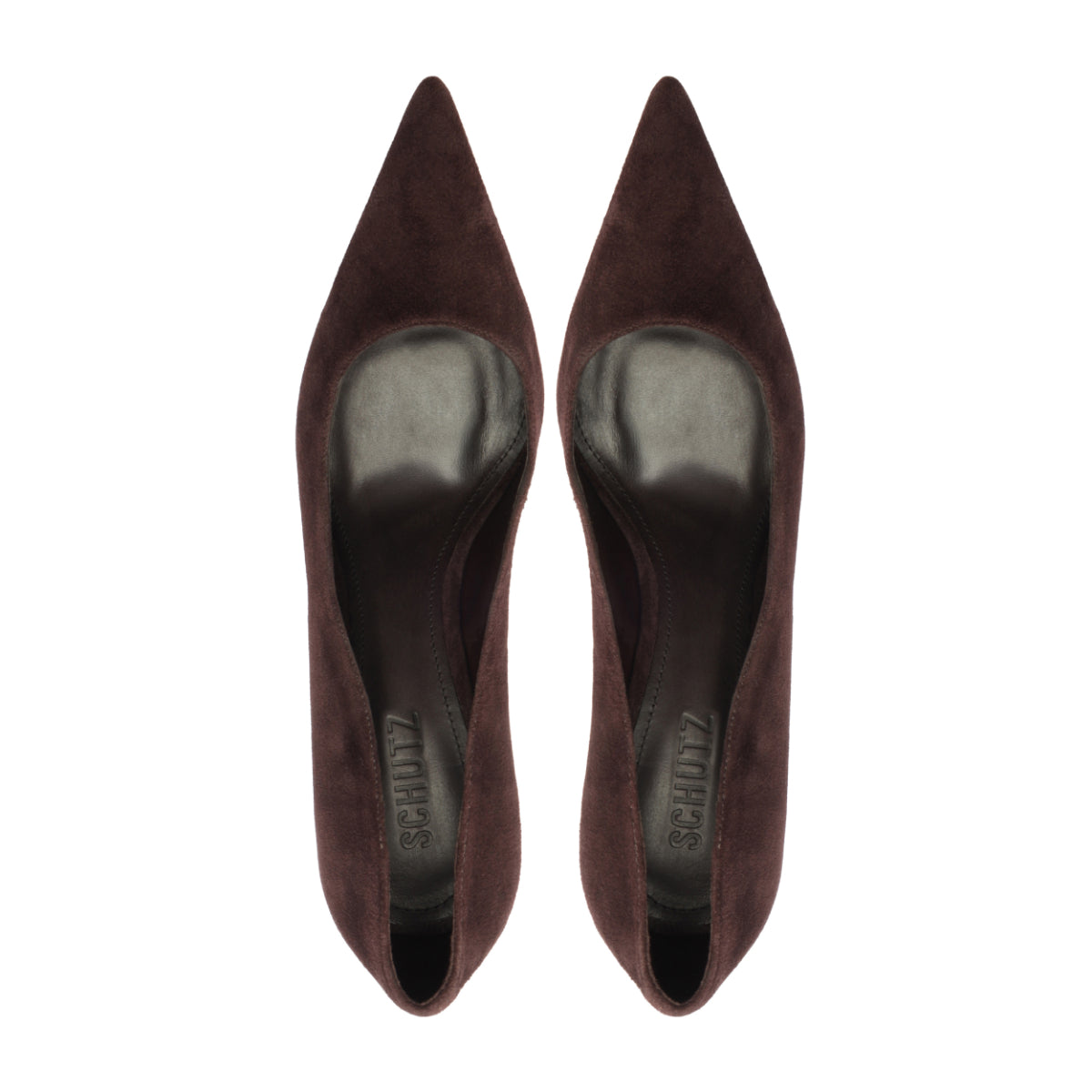 Eleanor Suede Pump in Coffee Bean