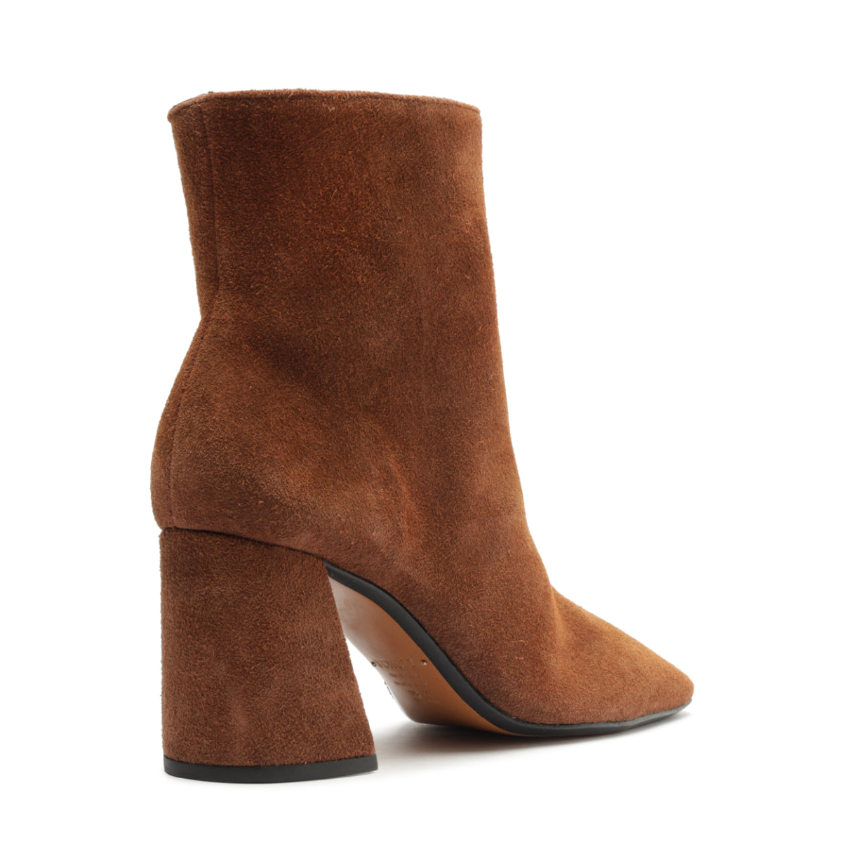 Leia Suede Bootie in Pecan Brown
