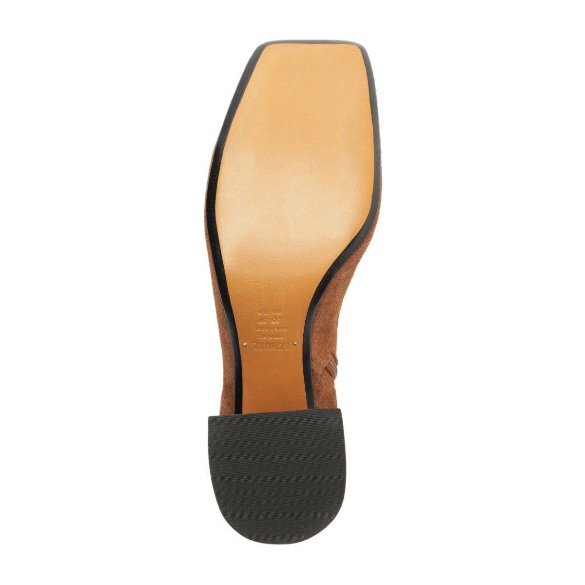Leia Suede Bootie in Pecan Brown