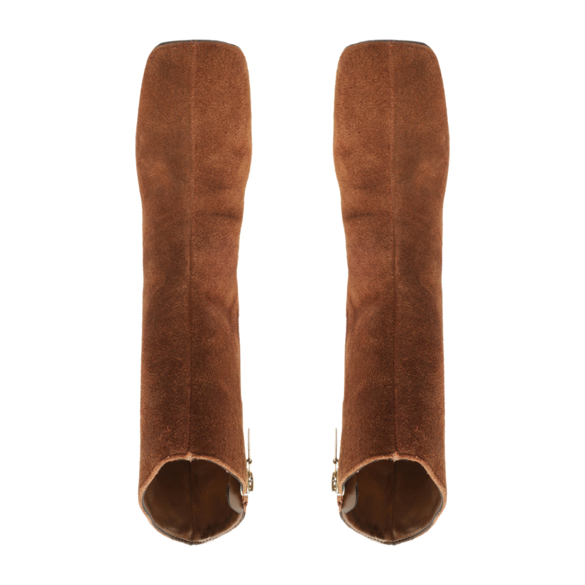 Leia Suede Bootie in Pecan Brown