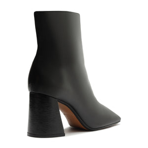 Leia Leather Bootie in Black