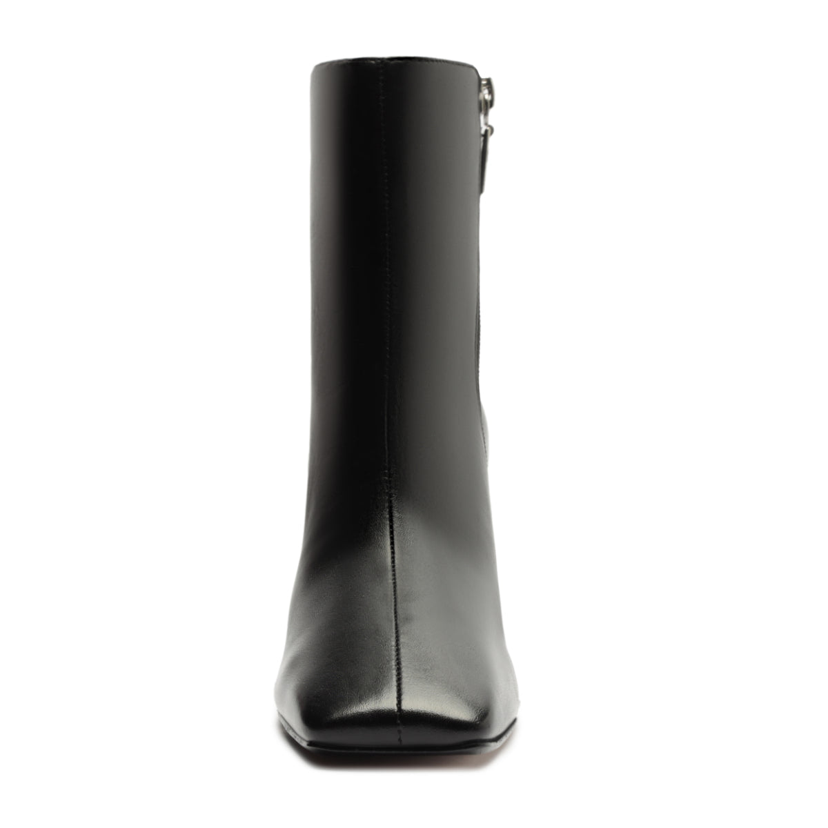 Leia Leather Bootie in Black