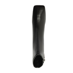 Leia Leather Bootie in Black