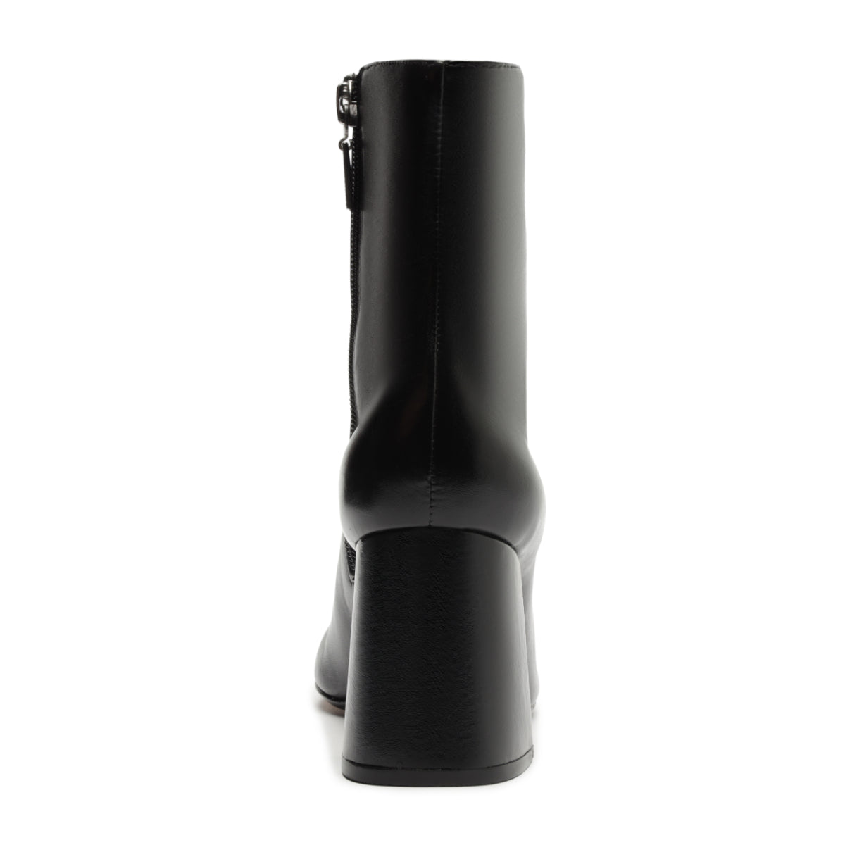 Leia Leather Bootie in Black