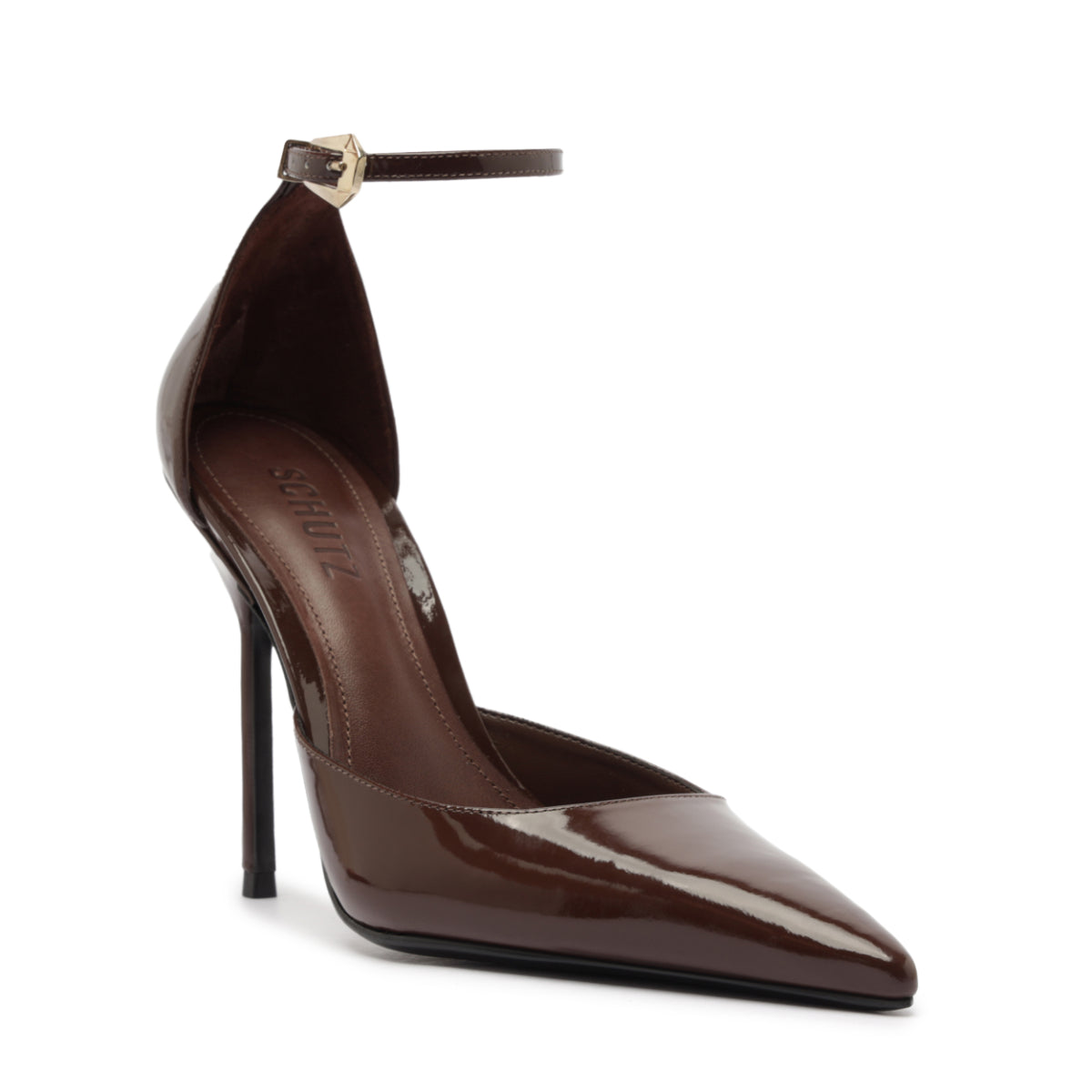 Lena Patent Pump in Root Brown