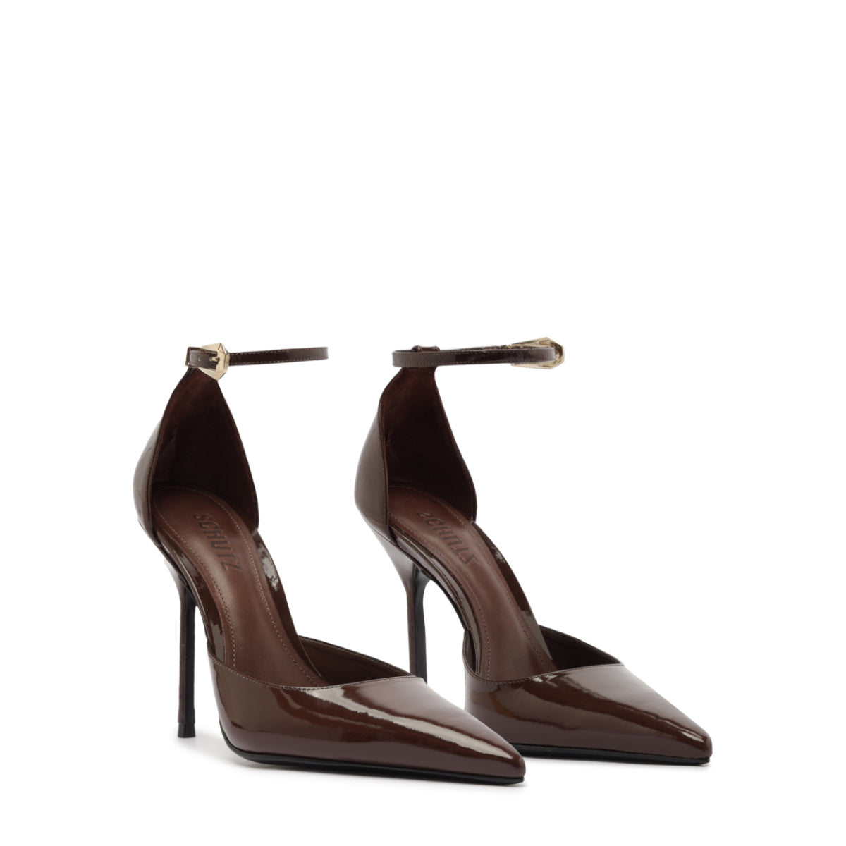 Lena Patent Pump in Root Brown