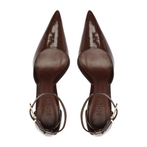 Lena Patent Pump in Root Brown