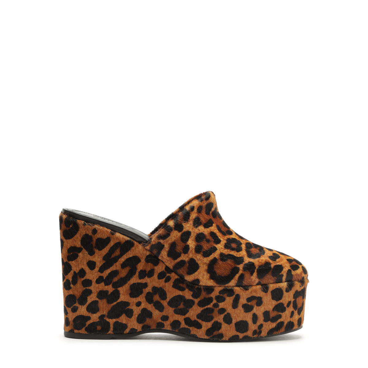 Sierra Hair Calf Pump in Leopard