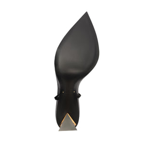 Elisha Patent Leather Sandal in Black