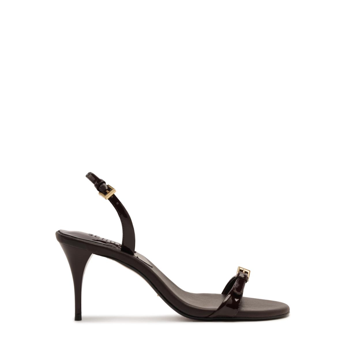 Aurora Sling Mid Patent Sandal in Maplewood