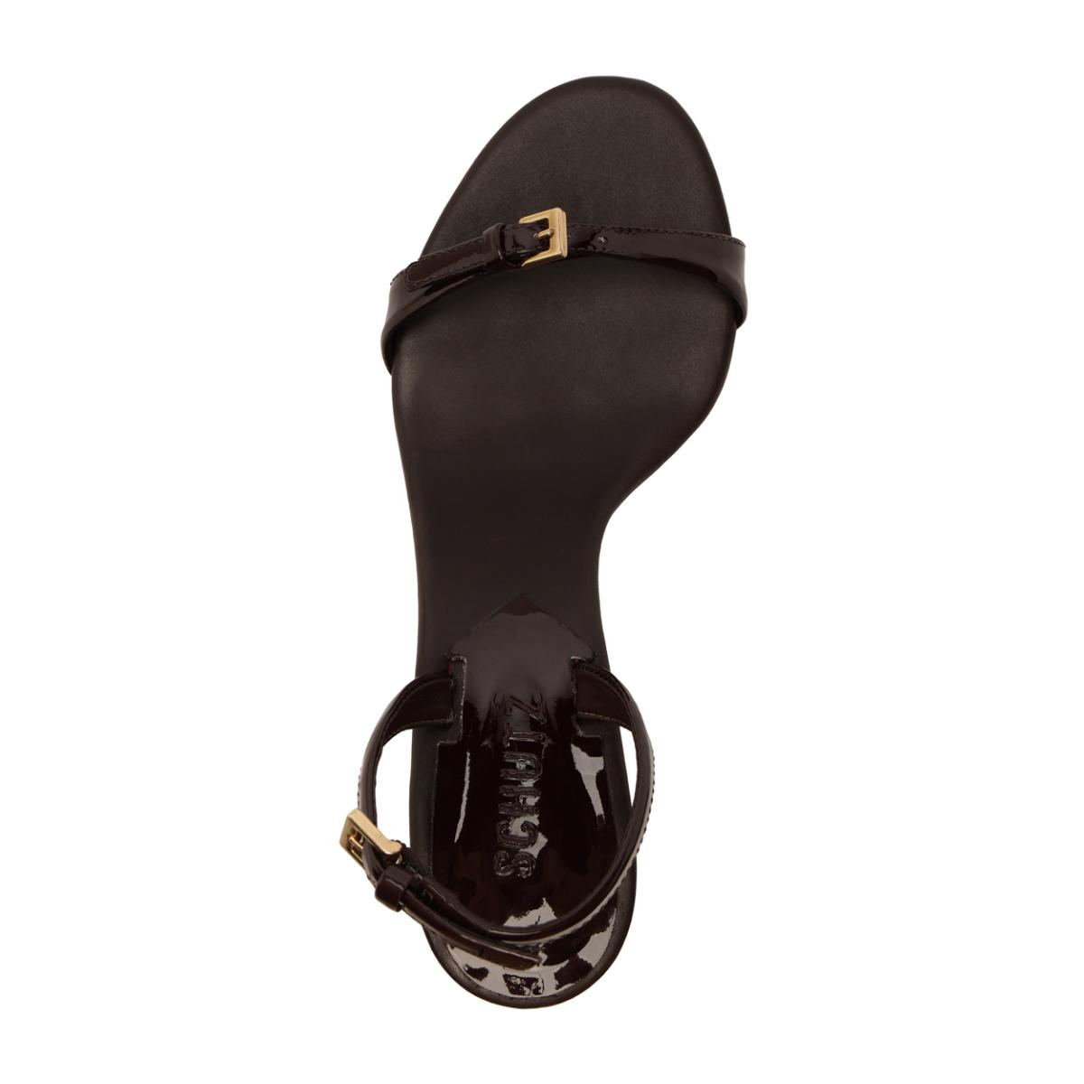 Aurora Sling Mid Patent Sandal in Maplewood