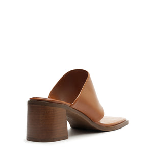 Martha Block Leather Sandal in Miele