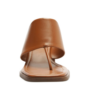 Martha Block Leather Sandal in Miele