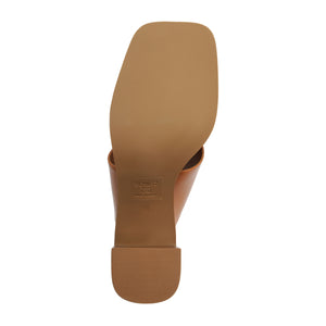 Martha Block Leather Sandal in Miele