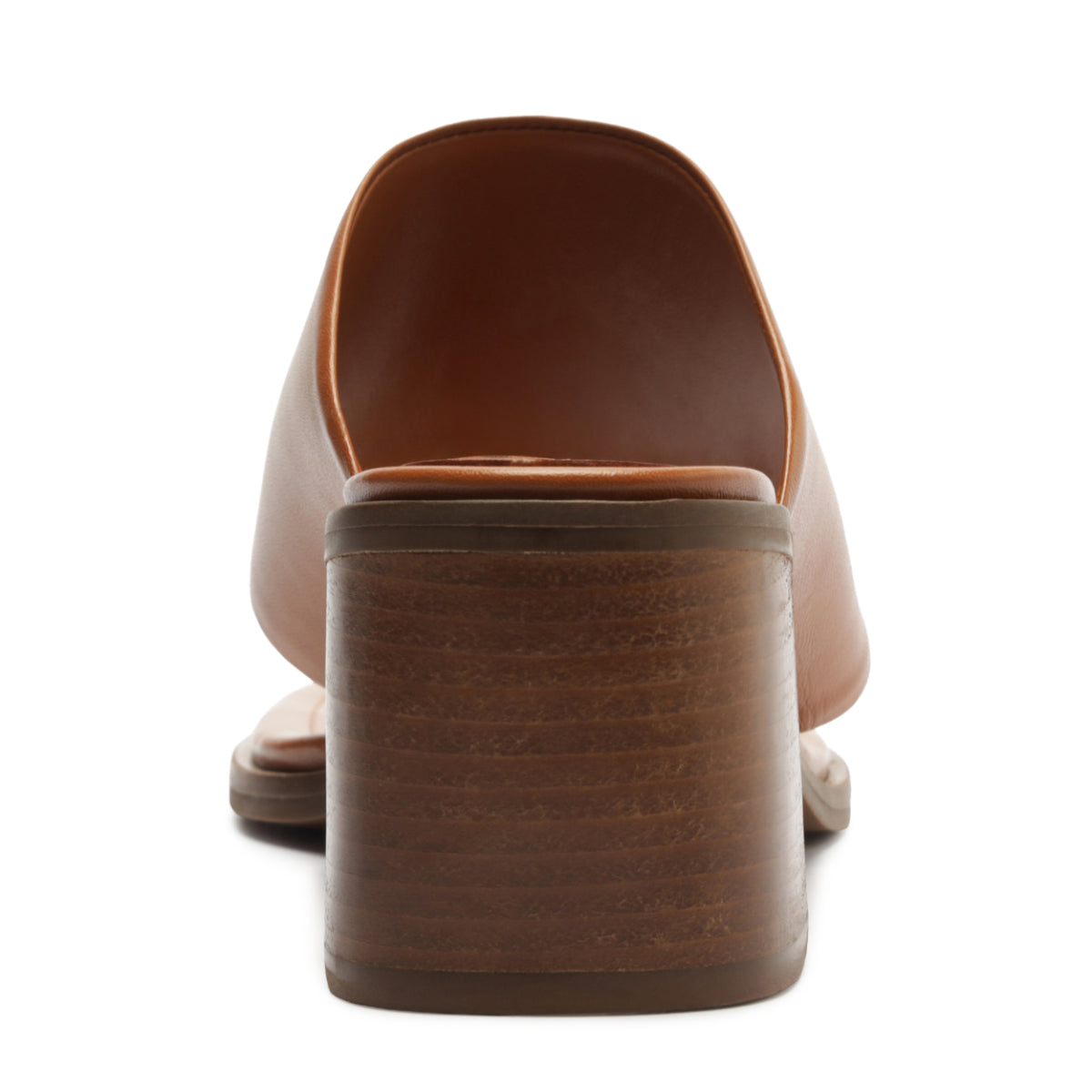 Martha Block Leather Sandal in Miele