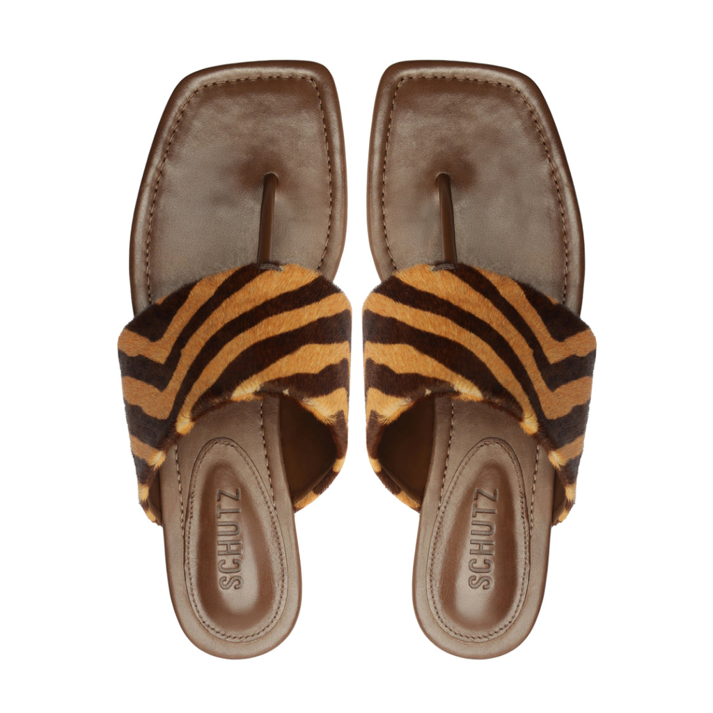 Martha Sandal in Pecan Brown