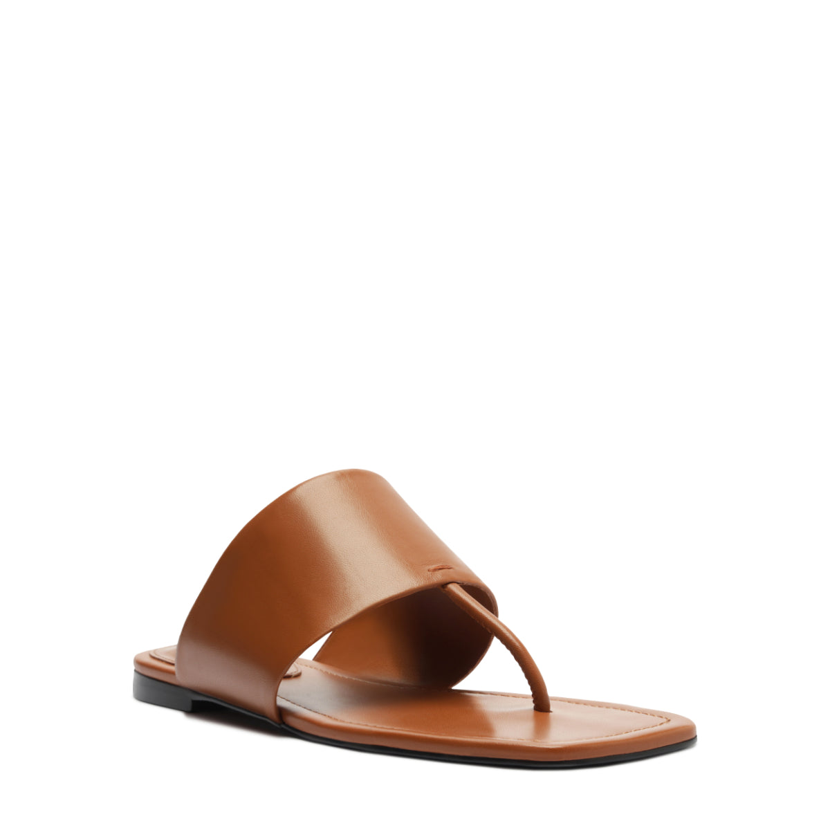 Martha Leather Sandal in Miele