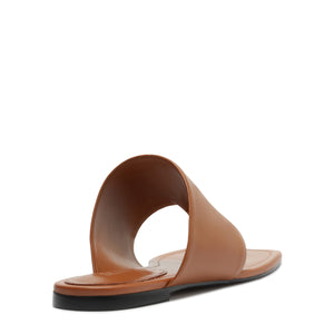Martha Leather Sandal in Miele