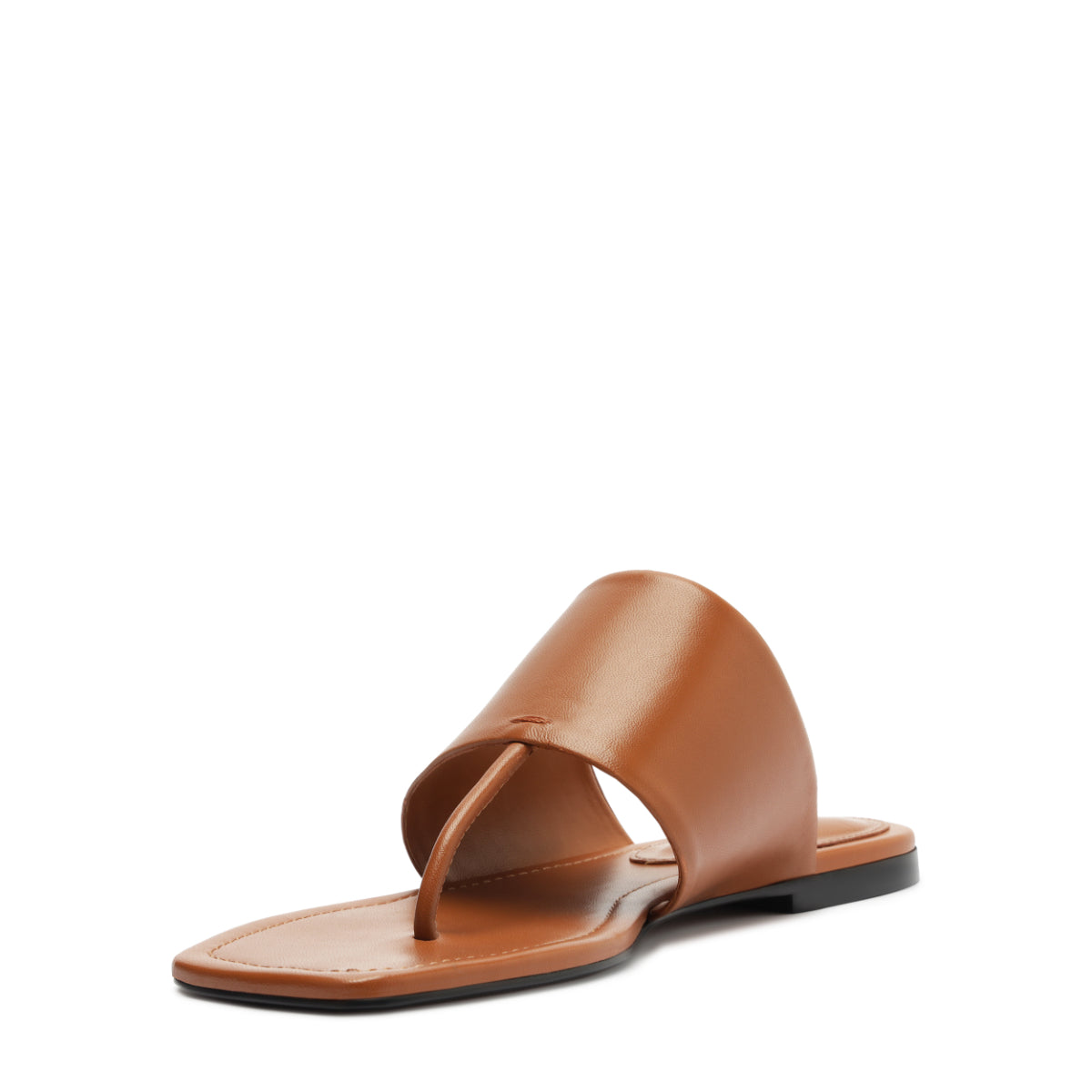 Martha Leather Sandal in Miele