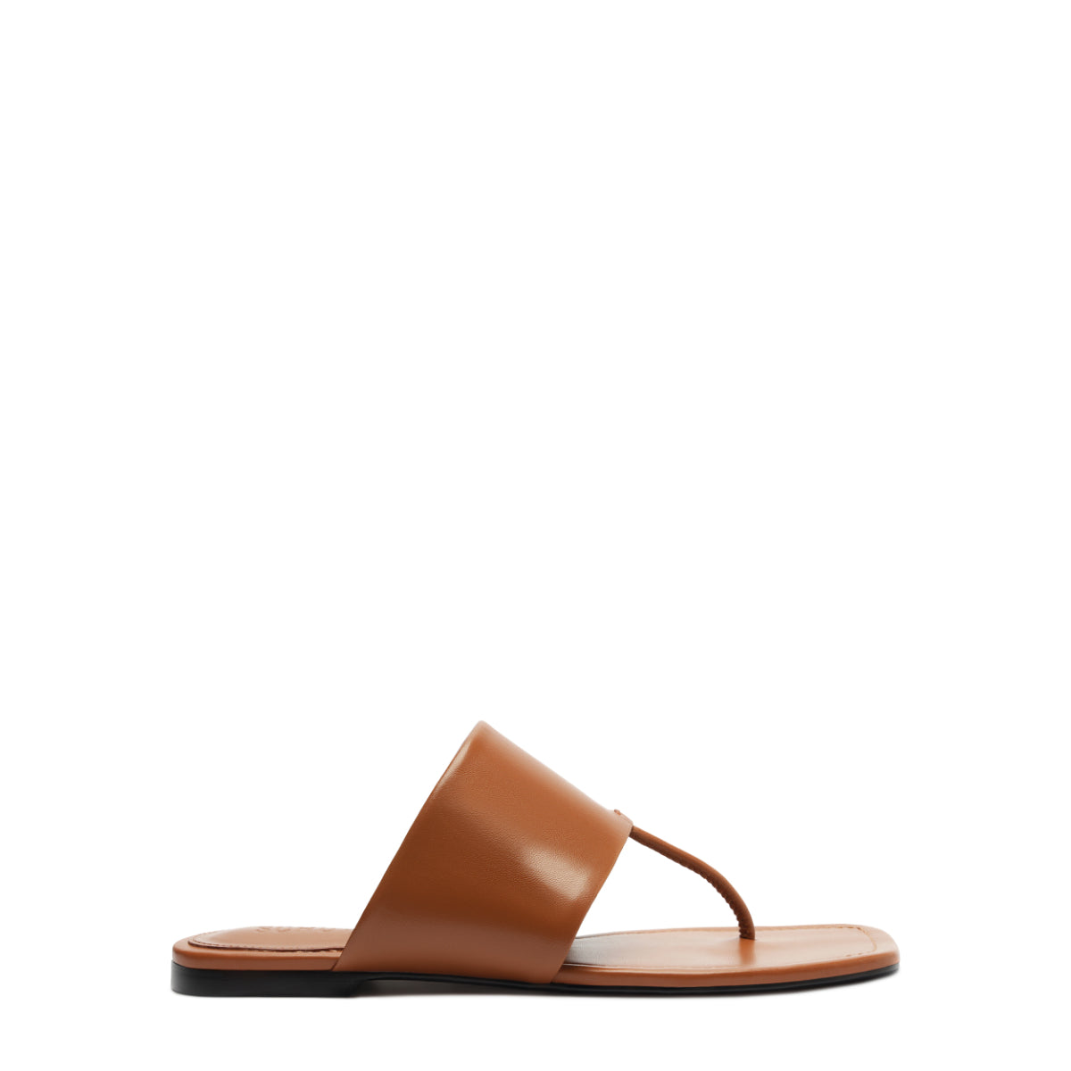 Martha Leather Sandal in Miele