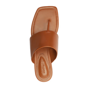 Martha Leather Sandal in Miele