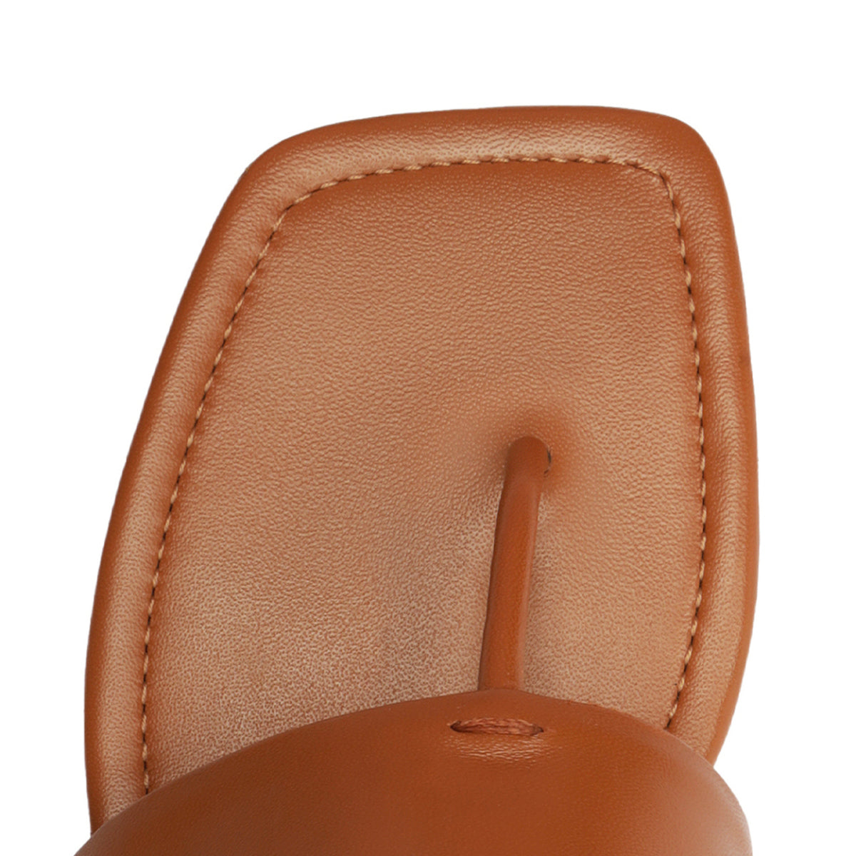 Martha Leather Sandal in Miele