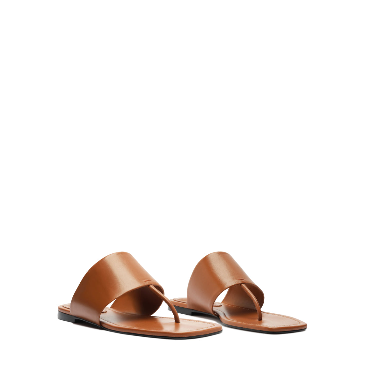 Martha Leather Sandal in Miele