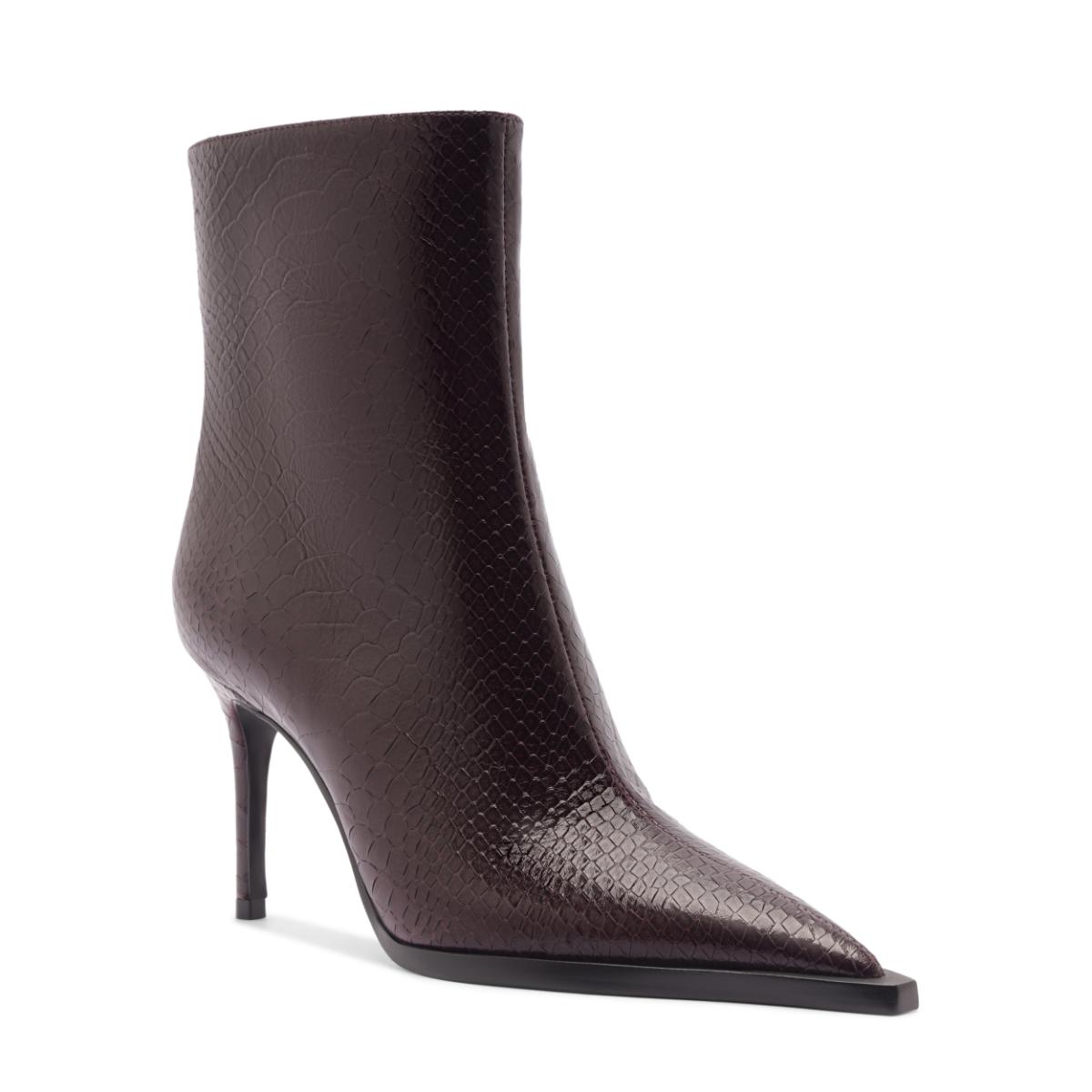 Mary Bootie in Dark Plum