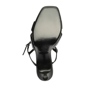 Maxine Leather Sandal in Black