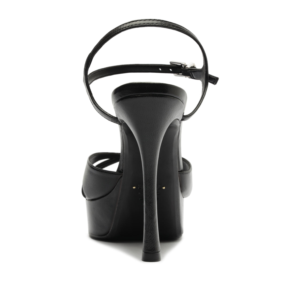 Maxine Leather Sandal in Black
