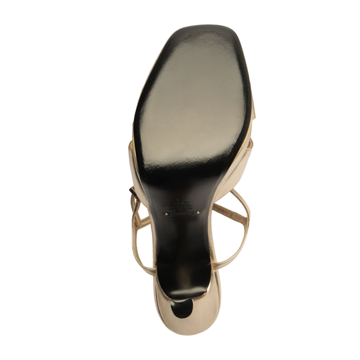 Maxine Metallic Sandal in Platina