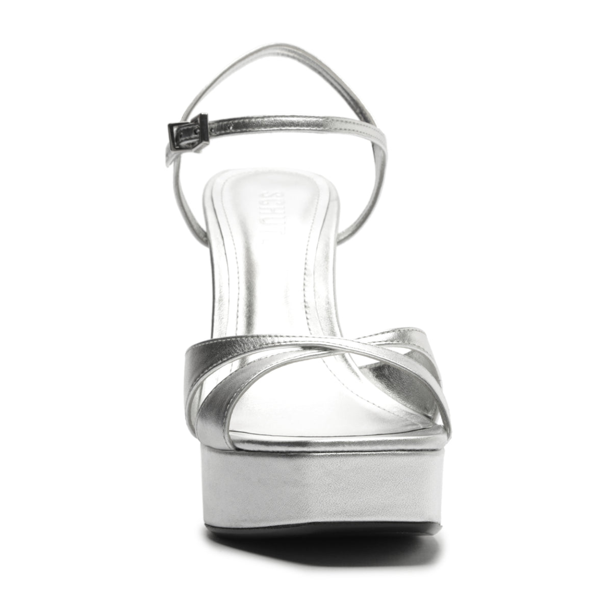 Maxine Metallic Sandal in Silver