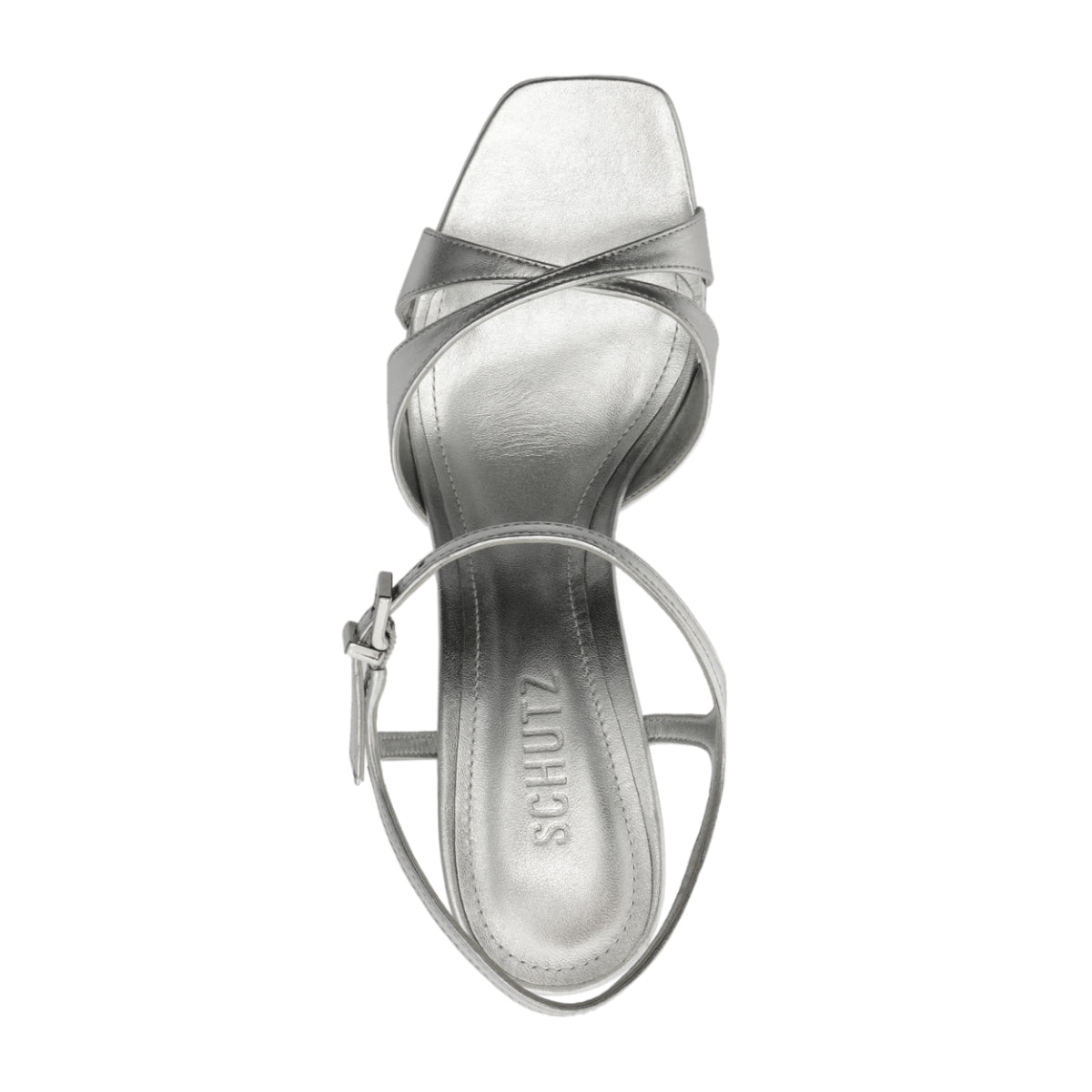 Maxine Metallic Sandal in Silver
