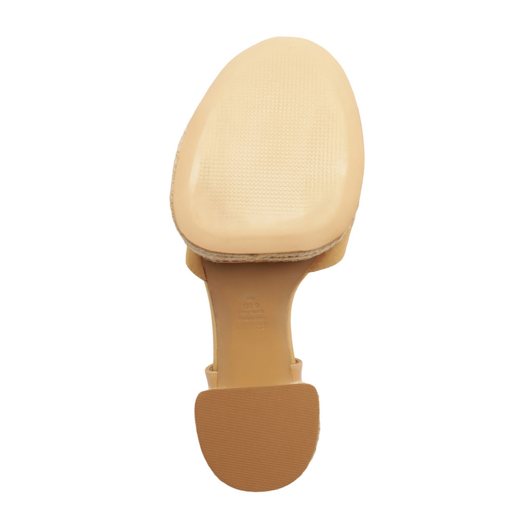 Hilda Rope High Sandal in Light Wood