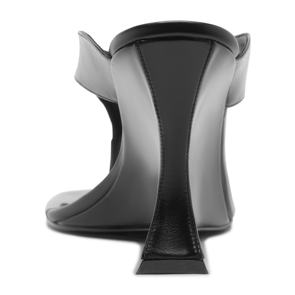 Maya Leather Sandal in Black