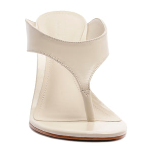 Maya Leather Sandal in Sugar White