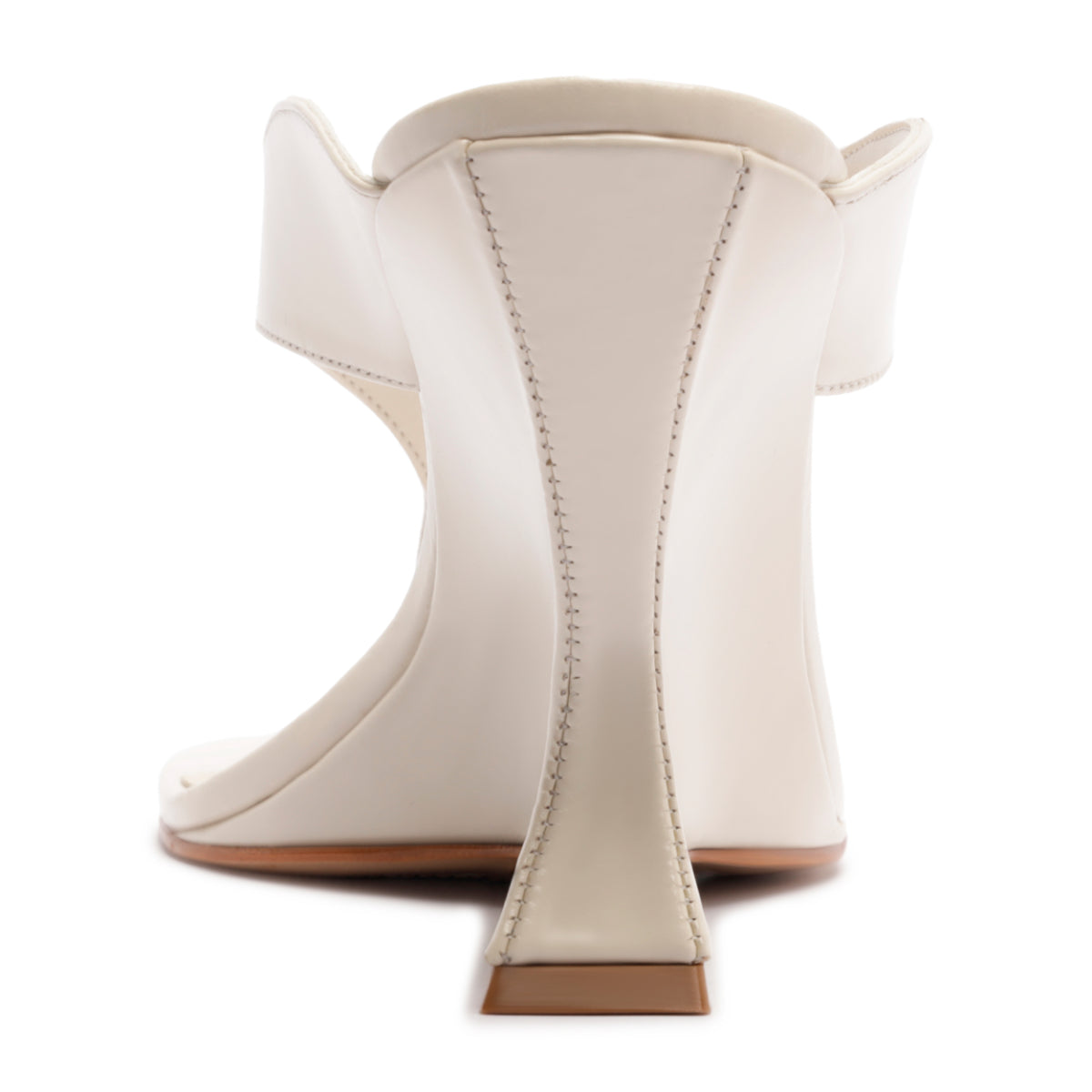 Maya Leather Sandal in Sugar White