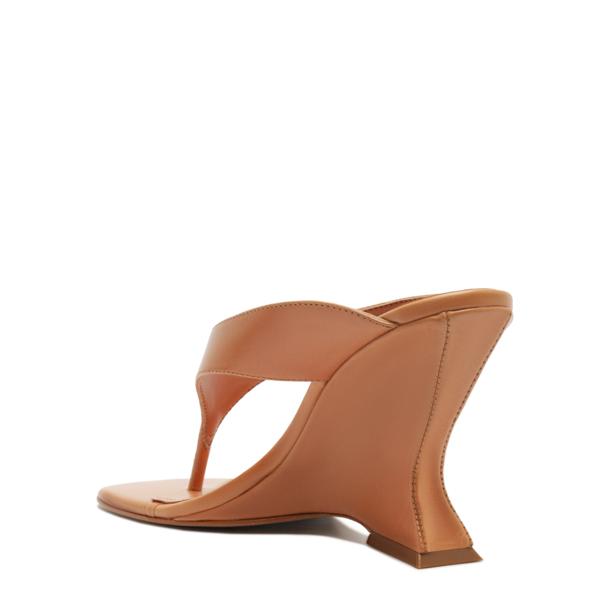 Maya Leather Sandal in Earth Clay