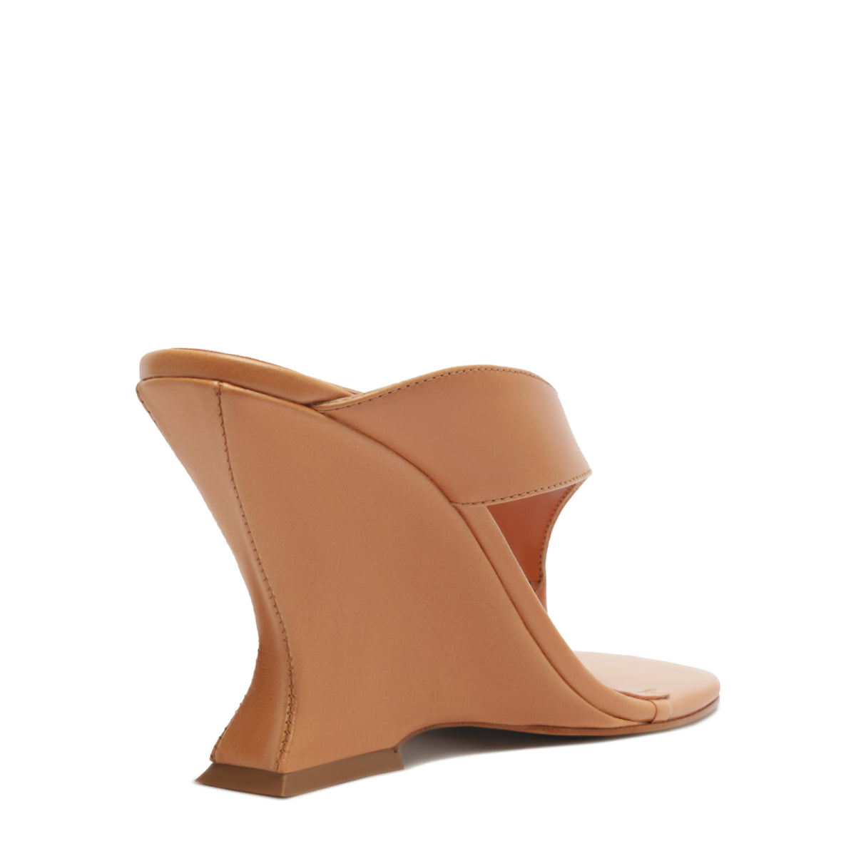 Maya Leather Sandal in Earth Clay