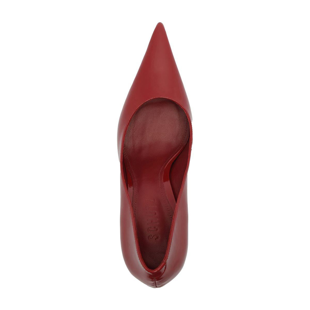 Miranda Patent Pump in Passion Red