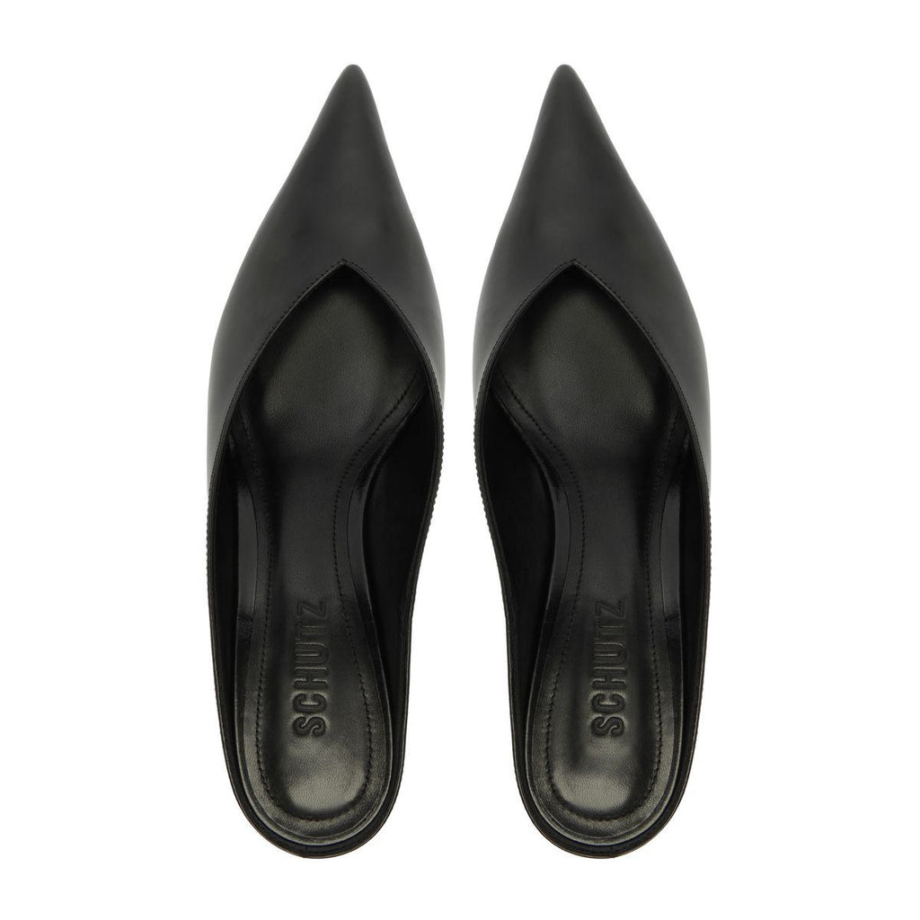 Siena Mid Mule Pump in Black